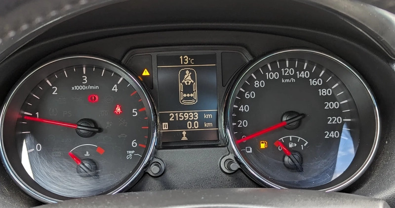 Nissan Qashqai cena 34999 przebieg: 215000, rok produkcji 2010 z Dobrzany małe 466
